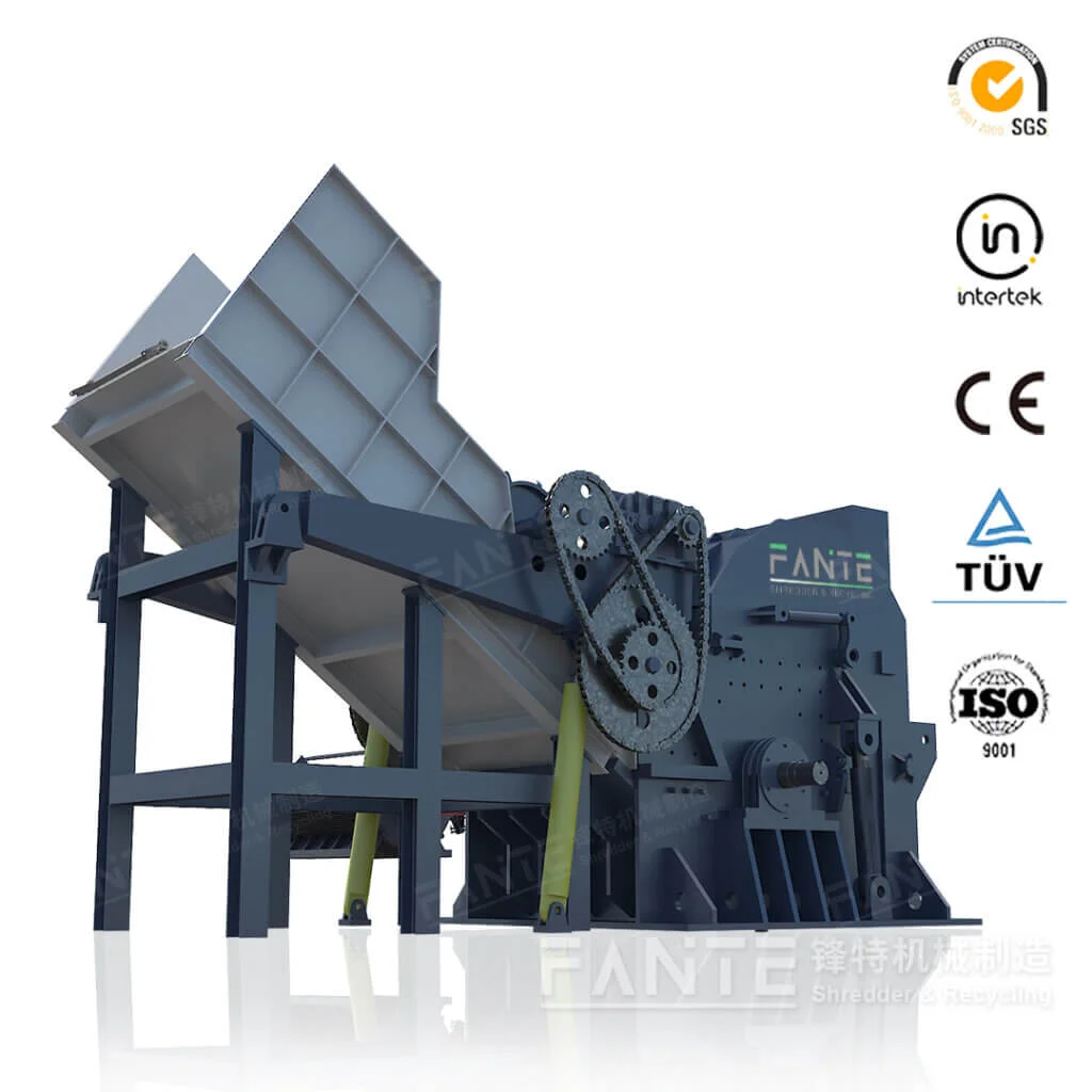 Horizontal hammer crusher is a high-efficiency crushing machine designed specifically for processing various types of scrap metal, including aluminum, iron, copper, and other metal waste.
