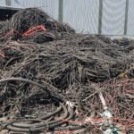 Shredder application for waste cable recycling