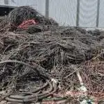 Shredder application for waste cable recycling