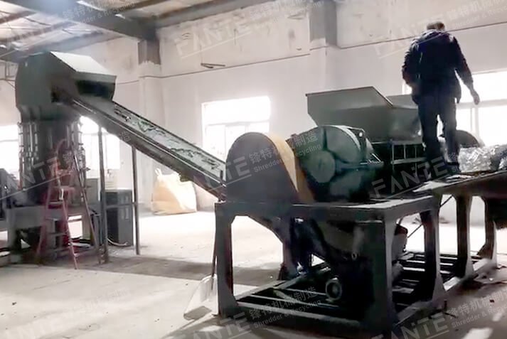 Copper and aluminum water tank recycling case site in shandong