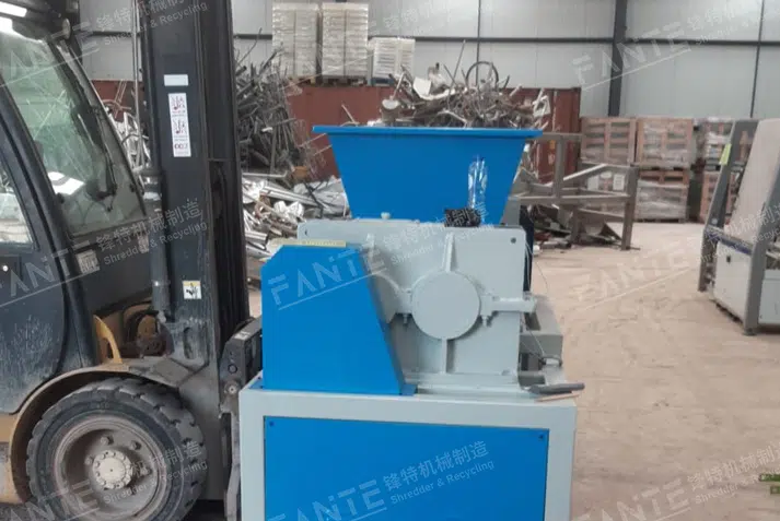 Metal shredder site in belgium