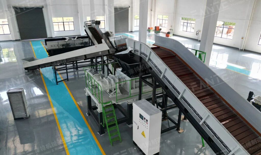 Tyre Recycling Equipment for Producing TDF (Tyre-Derived Fuel) for Cement Plants