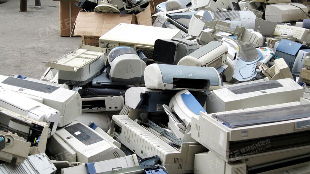 Recycling waste printers