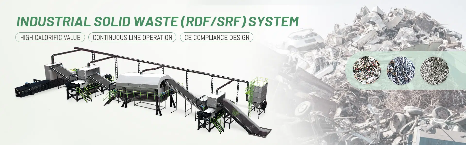 Industrial solid waste treatment equipment