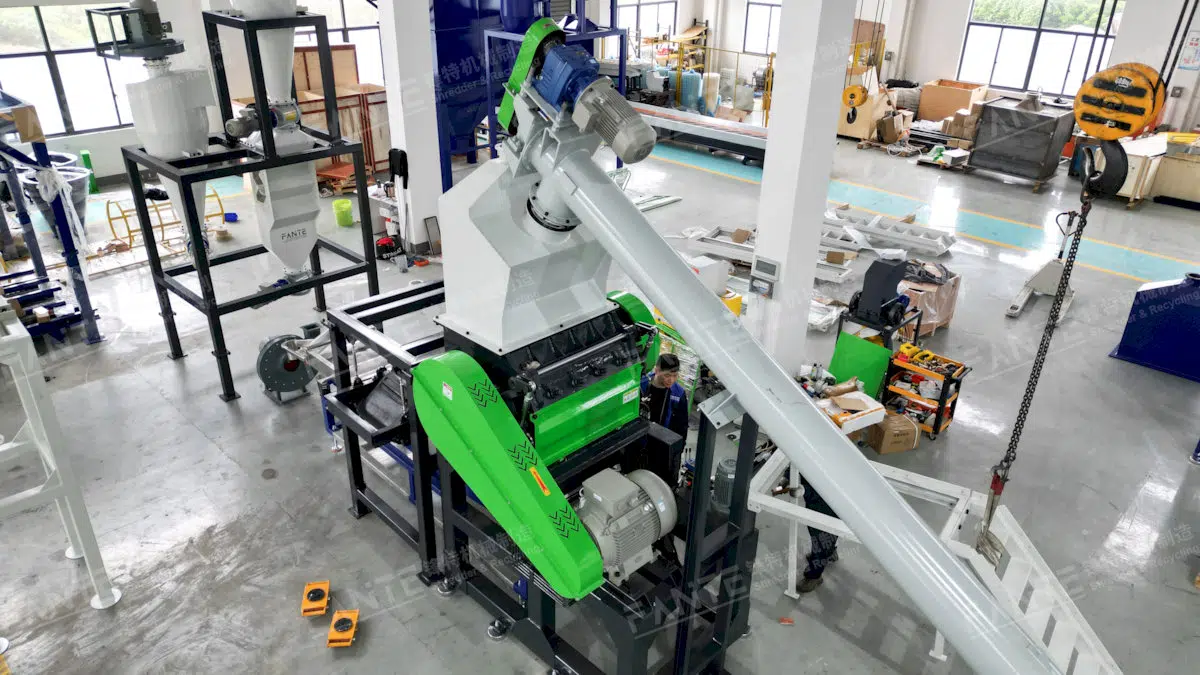 rubber granulator 4mm crumb rubber
