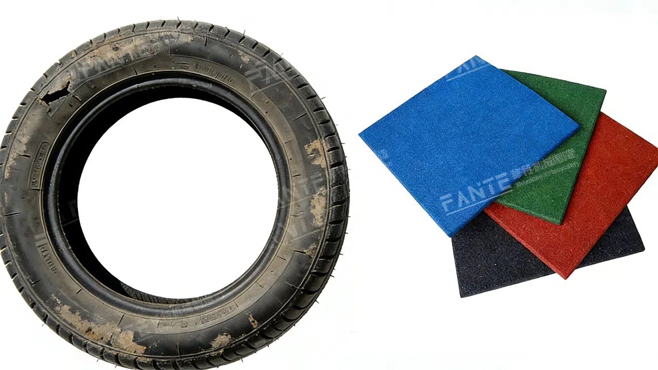 Discover how a rubber recycling machine efficiently processes discarded tires into high-performance rubber mats and granules.